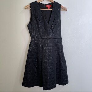 Kirna Zabete at Target Metallic Jacquard Cocktail Dress - Black/Midnight Blue